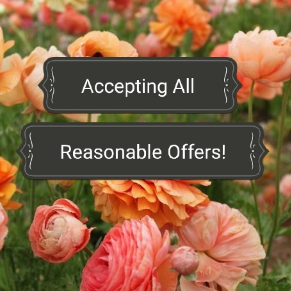 Accepting all reasonable offers!